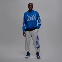 Nike Jordan Brooklyn мужские Collegiate Pullover Толстовка с капюшоном синий