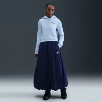 Nike Sportswear Phoenix Fleece женская Shrunken Толстовка с капюшоном синий