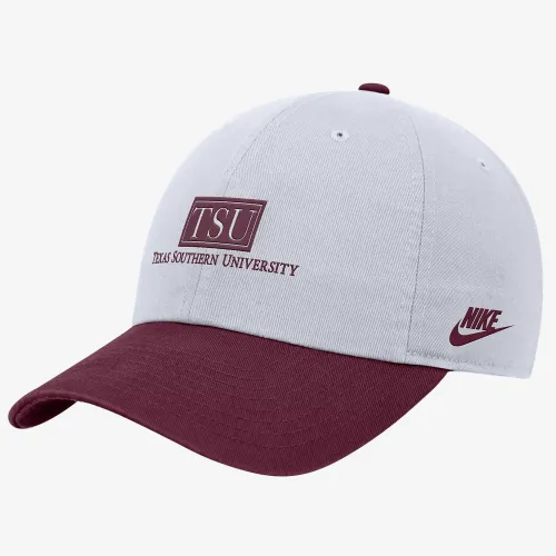 Texas Southern Nike College Adjustable Cap цвет белый