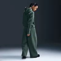 Nike Sportswear Tech Fleece женская оверсайз Толстовка с капюшоном цвет зеленый