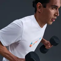 Nike чоловічі Dri-FIT Fitness футболка колір білий