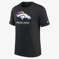 Denver Broncos Crucial Catch мужские Nike NFL футболка цвет черный