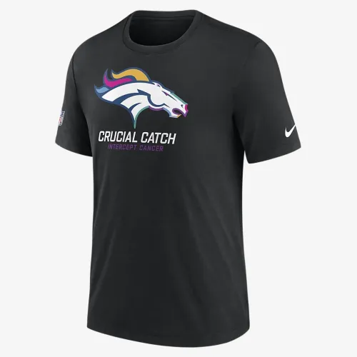 Denver Broncos Crucial Catch мужские Nike NFL футболка цвет черный