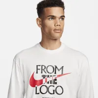 Nike Max90 мужские Long-Sleeve баскетбольные футболка цвет белый
