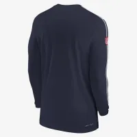 New England Patriots Sideline Coach мужские Nike Dri-FIT NFL Long-Sleeve Top синий