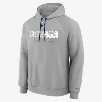 Gonzaga Bulldogs Nike NCAA мужские баскетбольные Coaches' Pullover Толстовка с капюшоном цвет серый
