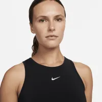 Nike Pro Dri-FIT жіноча Cropped Tank Top колір чорний
