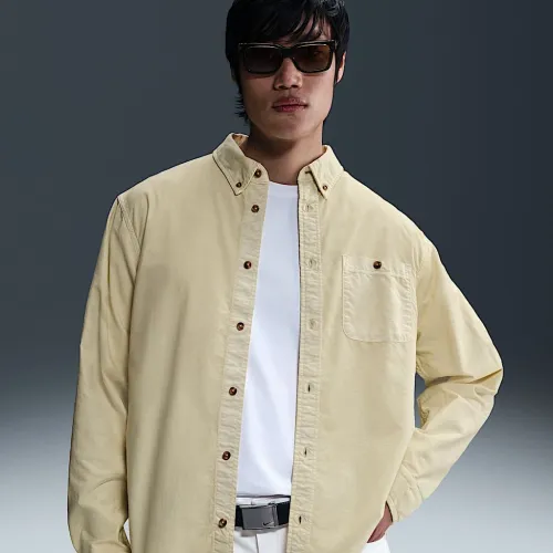 Nike Life мужские Oxford Shirt цвет коричневый