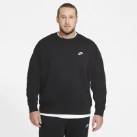 Nike Sportswear Club Fleece мужские Crew цвет черный