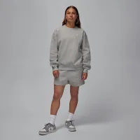 Nike Jordan Brooklyn Fleece жіноча Crew-Neck світшот колір сірий