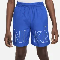 Nike Multi Big дитячі Woven тренувальні шорти блакитний