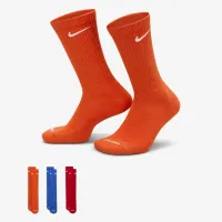 Nike Everyday Plus Cushioned тренировочные Crew носки (3 пары) многоцветный
