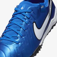 Nike Tiempo Legend 10 Pro Turf Low-Top Soccer Кроссовки синий