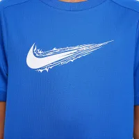 Nike Multi Big дитячі (для хлопчиків) Dri-FIT Short-Sleeve Top блакитний