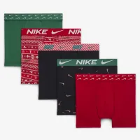 Nike Dri-FIT Big дитячі Holiday Poly труси (5-Pack) колір червоний