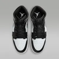 Nike Air Jordan 1 Mid чоловічі Кросівки колір чорний
