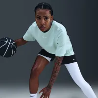 Nike A'ja Wilson женская Loose Short-Sleeve футболка цвет зеленый