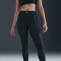 Nike One женская С высокой Талией Full-Length лосины цвет зеленый