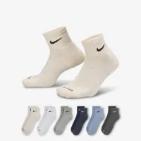 Nike Everyday Plus Cushioned тренувальні Ankle шкарпетки (6 пар) різнокольорові