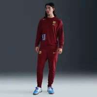 FC Barcelona Club Fourth мужские Nike Soccer Crew-Neck цвет красный