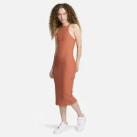 Nike Sportswear Chill Rib женская Slim Sleeveless Midi Костюм Orange