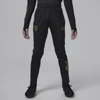 Nike Paris Saint-Germain Strike Big дитячі Jordan Dri-FIT Knit Soccer Pants колір чорний