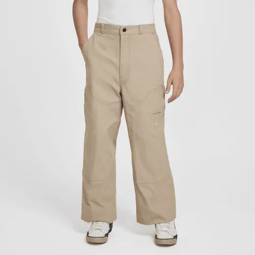 Nike Sportswear Metro Ground Big детские Carpenter Pants цвет коричневый