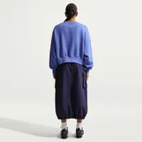 Nike Sportswear Phoenix Fleece женская Over-оверсайз Crew-Neck свитшот синий