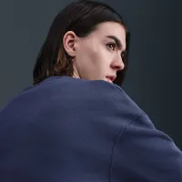 Nike Sportswear Phoenix Fleece женская оверсайз Crew-Neck свитшот синий
