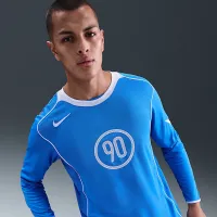 Nike Total 90 мужские Dri-FIT Long-Sleeve Soccer Top синий