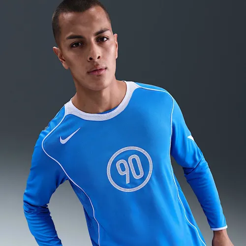 Nike Total 90 мужские Dri-FIT Long-Sleeve Soccer Top синий
