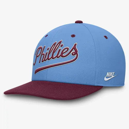 Philadelphia Phillies Cooperstown Pro чоловічі Nike Dri-FIT MLB Adjustable Hat блакитний