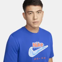 Nike Dri-FIT мужские Baseball футболка синий