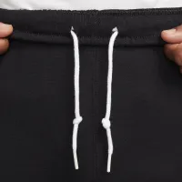 Nike Solo Swoosh мужские Open-Hem Fleece Pants цвет черный