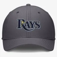 Tampa Bay Rays Swoosh мужские Nike Dri-FIT MLB Hat цвет серый
