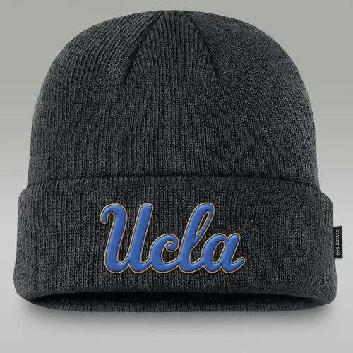 Nike UCLA Bruins Sideline Terra чоловічі Jordan College Cuffed Beanie колір чорний