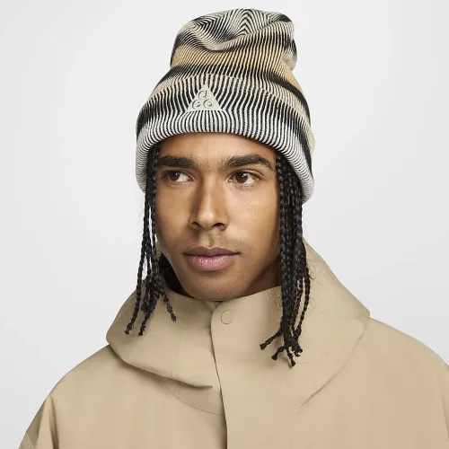 Nike Peak ACG Beanie колір коричневий