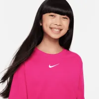 Nike Sportswear Essential Big дитячі (Girls') Long-Sleeve футболка Pink