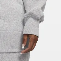 Nike Sportswear Phoenix Fleece женская оверсайз Crew-Neck свитшот (большие размеры) цвет серый