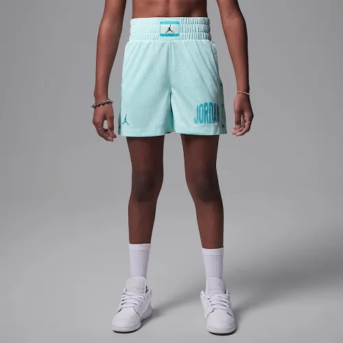 Nike Jordan Dri-FIT тренировочные Camp Big детские Jumpman Mesh шорты синий