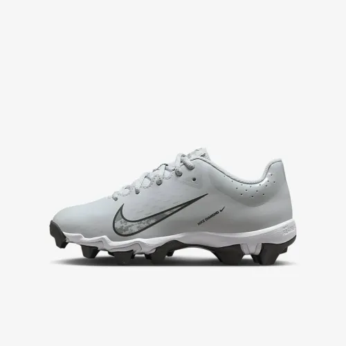 Nike Hyperdiamond 4 Keystone Big детские Softball Cleats цвет серый