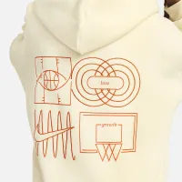 Nike Culture of баскетбольні Big дитячі оверсайз Pullover баскетбольні Толстовка з капюшоном колір білий