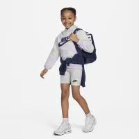 Nike Club Little дитячі Printed Bike шорти колір фіолетовий