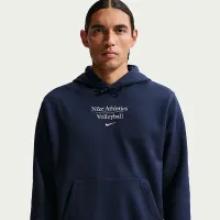 Nike мужские волейбольные Pullover Толстовка с капюшоном синий