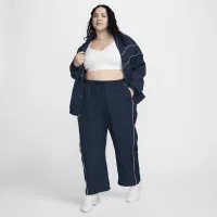 Nike Windrunner жіноча З високою талією Woven Open-Hem Pants (великі розміри) блакитний