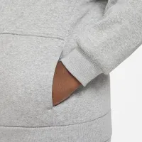 Nike Sportswear Club Fleece Big дитячі Pullover Толстовка з капюшоном (Extended Size) колір сірий