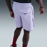 Nike Tech чоловічі Woven Cargo шорти колір фіолетовий