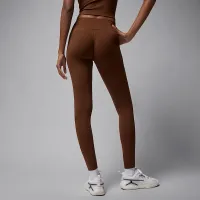 Nike Jordan Sport женская Dri-FIT С высокой Талией лосины цвет коричневый