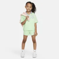 Nike Prep in Your Step Little дитячі шорти комплект колір зелений
