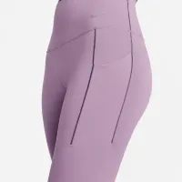 Nike Universa жіноча Medium-Support З високою талією 7/8 лосіни з кишенямиколір фіолетовий